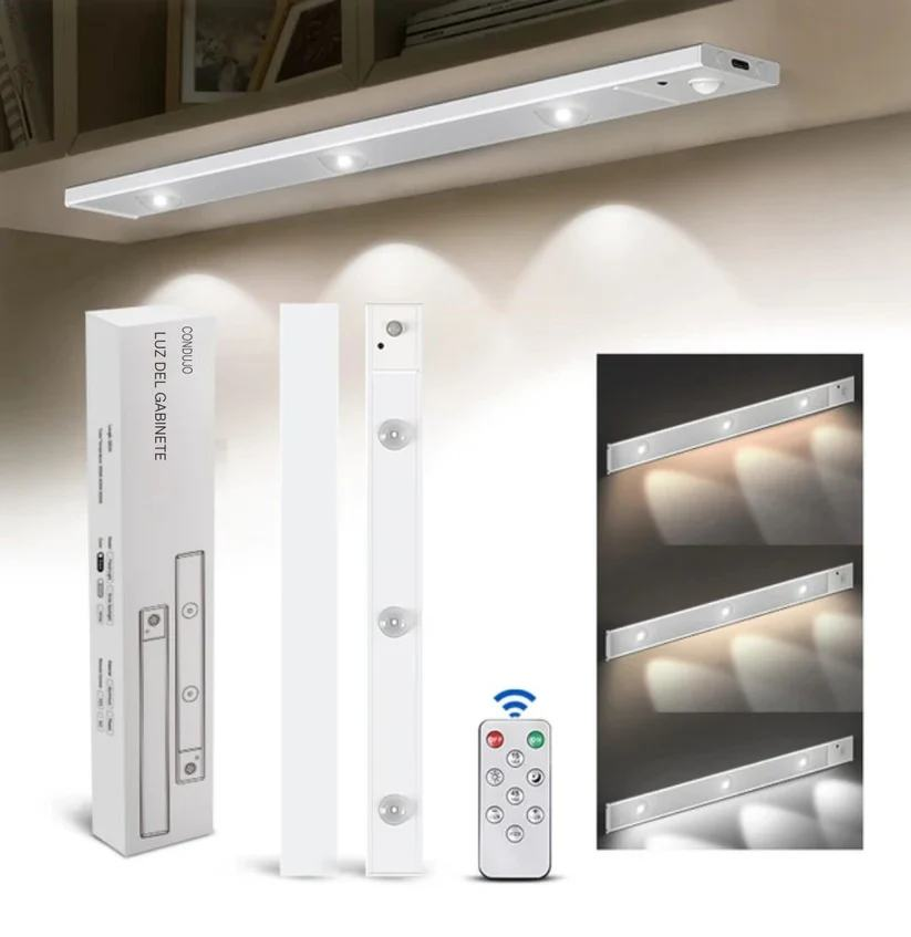 Luz lineal recargable